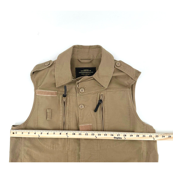Alpha Industries Tactical Vest XL Cargo Utility Outdoors Ripstop US Defense - Picture 8 of 9